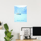 Hong Kong  Star Ferry reiswiekdecor Poster (Thuiskantoor)