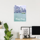 Hong Kong Star Ferry reiswiekdecor Poster (Thuiskantoor)