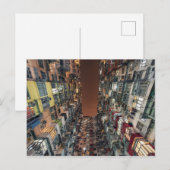 Hong Kong stijl Briefkaart (Voorkant / Achterkant)