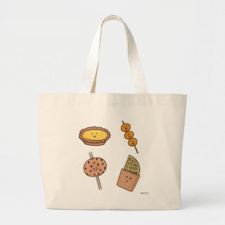 Hong Kong Street Food canvas tas