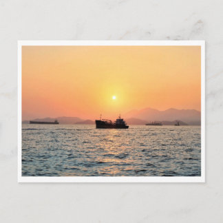 Hong Kong Sunset Briefkaart