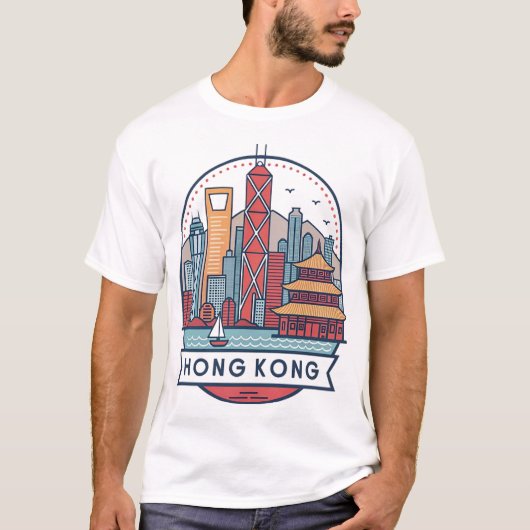 hong kong t-shirt (Voorkant)