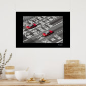 Hong Kong Taxis Poster (Keuken)