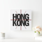 Hong Kong Timezone Wall klok (Huis)