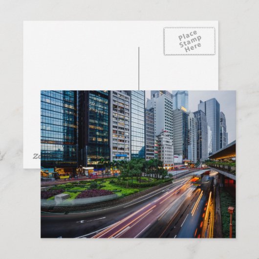 Hong Kong Traffic briefkaart (Voorkant / Achterkant)