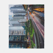 Hong Kong Traffic fleece deken (Voorkant)