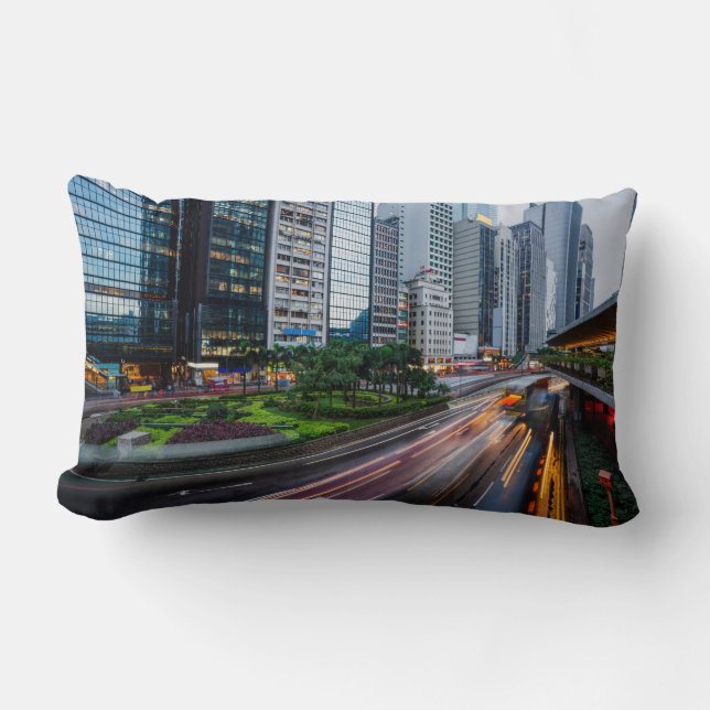 Hong Kong Traffic werpen kussen (Voorkant)