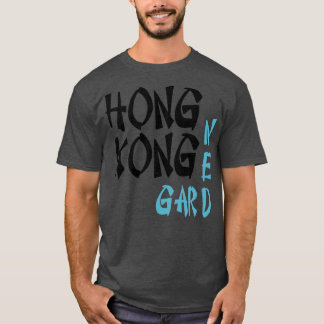 Hong Kong Tuin zwart blauw T-shirt