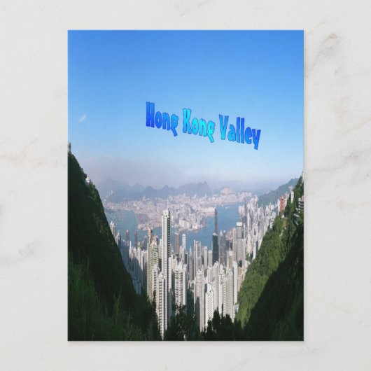 Hong Kong Valley, briefkaart (Voorkant)