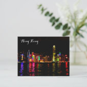 Hong Kong Victoria Harbor #2 Briefkaart (Staand voorkant)