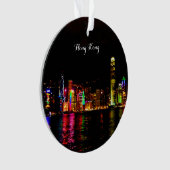 Hong Kong Victoria Harbor #2 Ornament (voorkant)