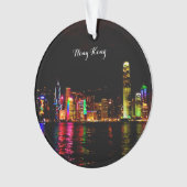 Hong Kong Victoria Harbor #2 Ornament (voorkant)