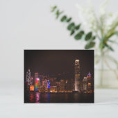 Hong Kong Victoria Harbor Briefkaart (Staand voorkant)
