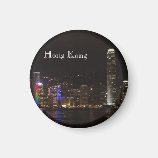 Hong Kong Victoria Harbor Magnet (Voorkant)