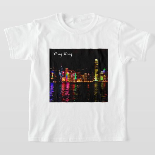 Hong Kong Victoria Harbour #2 T-shirt (Laagn)