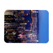 Hong Kong Victoria Harbour bij nacht Magneet (Horizontaal)