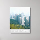Hong Kong Victoria's Peak modern reizen Canvas Afdruk (Voorkant)