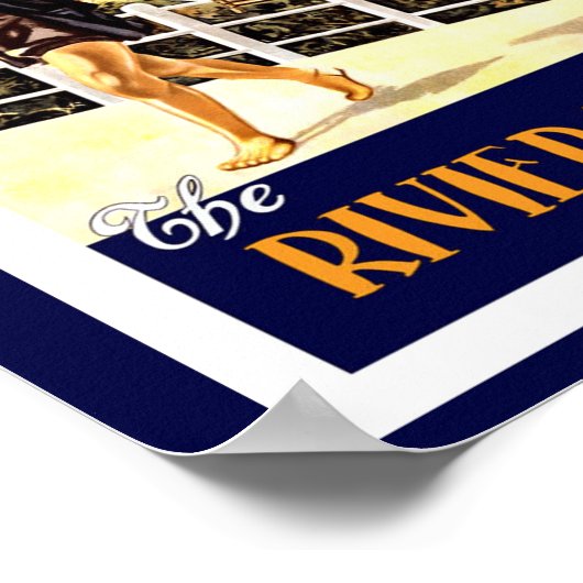 Hong Kong Vintage Reise Poster (Hoek)