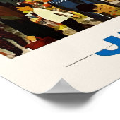 Hong Kong Vintage Travel Poster (Hoek)