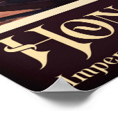 Hong Kong Vintage Travel Poster (Hoek)