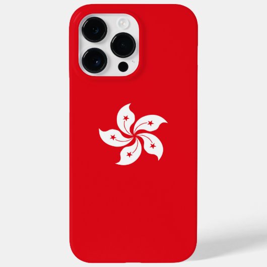 Hong Kong vlag Case-Mate iPhone Case (Achterkant)