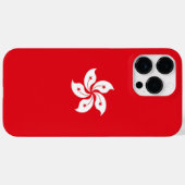 Hong Kong vlag Case-Mate iPhone Case (Achterkant (horizontaal))