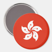 Hong Kong-vlag Magneet (Voorkant / Achterkant)