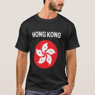 Hong Kong Vlag Modern T-shirt