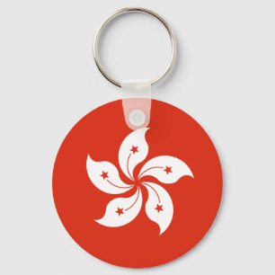 Hong Kong-vlag Sleutelhanger