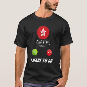 Hong Kong vlag souvenir Hong Kong roept op tot ca T-shirt