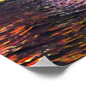 Hong Kong voor 's nachts moderne reiswiekdecor Poster (Hoek)