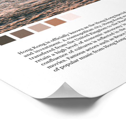 Hong Kong Wall Art Poster (Hoek)