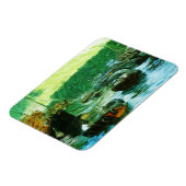 Hong Kong Water Taxis Abstract Impressionisme Magneet (Linkerzijde)