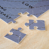 Hong Kong  weerkaart Legpuzzel (Zijkant)