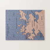 Hong Kong  weerkaart Legpuzzel (Horizontaal)