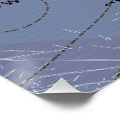 Hong Kong weerkaart Perfect Poster (Hoek)