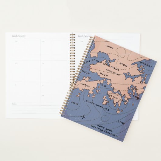 Hong Kong  weerkaart Planner (Display)
