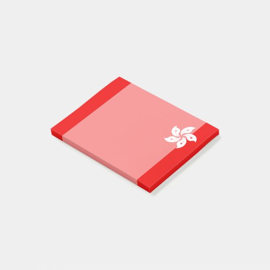 Hong Kong White Orchid Symbol Post-it® Notes (Schuin)