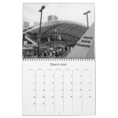 Hong Kong Zwart & Wit 2025 Kalender (Mar 2026)