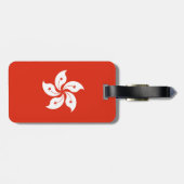 Hong Konger Flag Bagagelabel (Achterkant horizontaal)