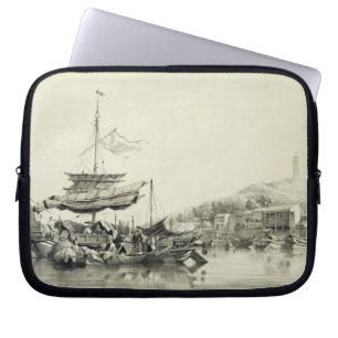 Hong Shang, bord 17 uit 'Schetsen van China', eng Laptop Sleeve