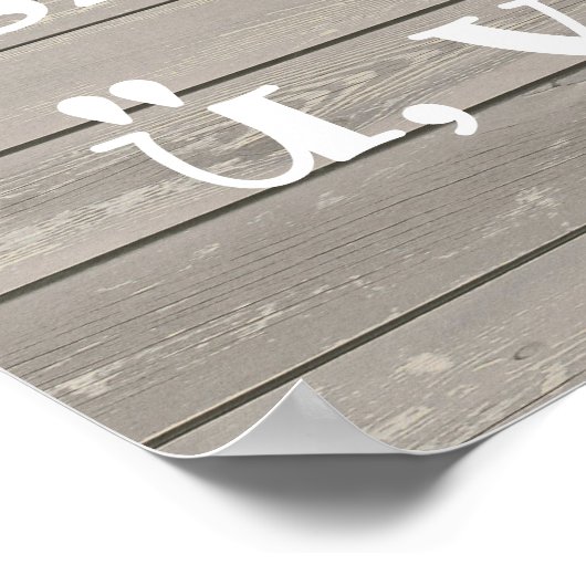 Hongaars alfabet in hout poster (Hoek)