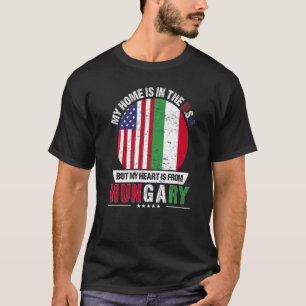 Hongaars-Amerikaans patriothart komt uit Hongarije T-shirt