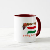 Hongaars Boldog Karacsonyt Mok (Voorkant rechts)