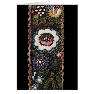  Hongaars Borduurwerk op zwart