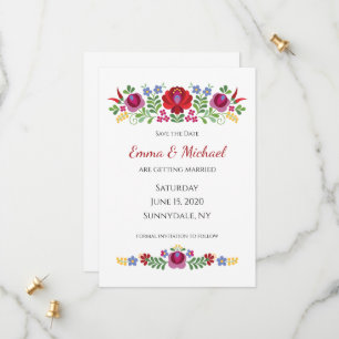 Hongaars design rode paprika's save the date