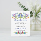 Hongaars Design Violet Bloemen Bruiloft Aankondigingskaart (Staand voorkant)