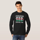 Hongaars drink team Hongaars drinkt T-shirt (Voorkant volledig)