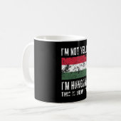 Hongaars erfgoed bevalt Hongaarse vlag Koffiemok (Voorkant links)