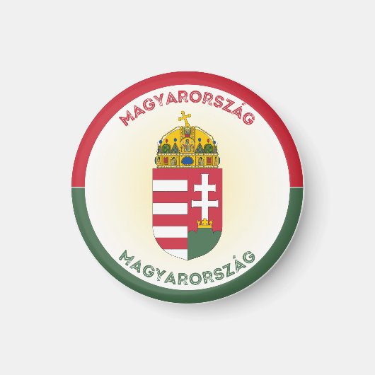 Hongaars Erfgoed Embleem Magneet (Voorkant)